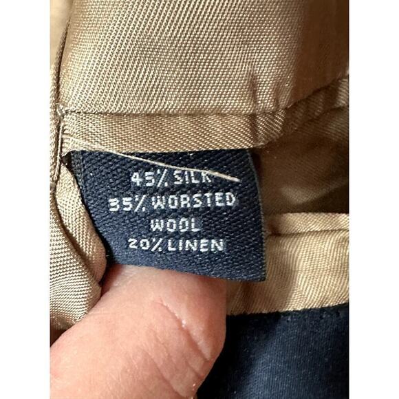 Brooks Brothers Tan 3 Button Blazer Jacket Men's Size L - Picture 5 of 8